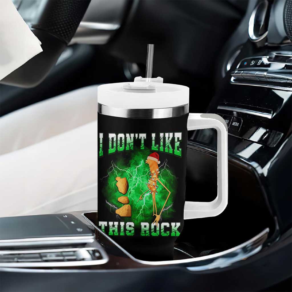 Funny Marcus The Worm Tumbler With Handle I Don't Like This Rock Brain Rot - Wonder Print Shop