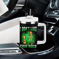 Funny Marcus The Worm Tumbler With Handle I Don't Like This Rock Brain Rot - Wonder Print Shop