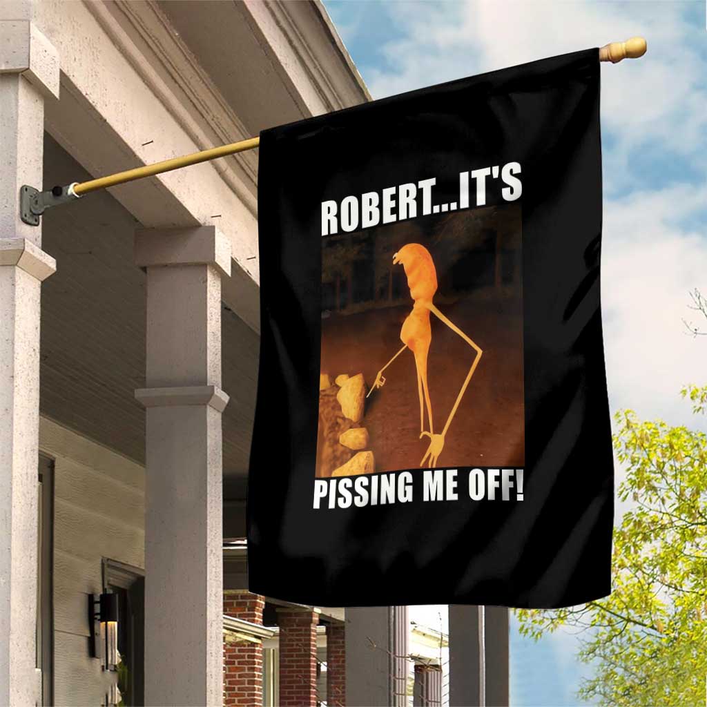 Marcus The Worm Meme Garden Flag Robert Its Pissing Me Off - Wonder Print Shop