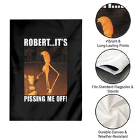 Marcus The Worm Meme Garden Flag Robert Its Pissing Me Off - Wonder Print Shop