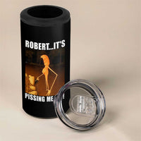 Marcus The Worm Meme 4 in 1 Can Cooler Tumbler Robert Its Pissing Me Off - Wonder Print Shop