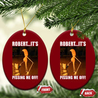 Marcus The Worm Meme Ceramic Ornament Robert Its Pissing Me Off - Wonder Print Shop