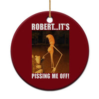 Marcus The Worm Meme Ceramic Ornament Robert Its Pissing Me Off - Wonder Print Shop