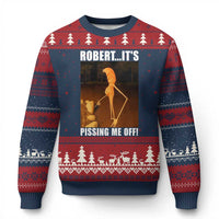 Marcus The Worm Meme Ugly Christmas Sweater Robert Its Pissing Me Off - Wonder Print Shop