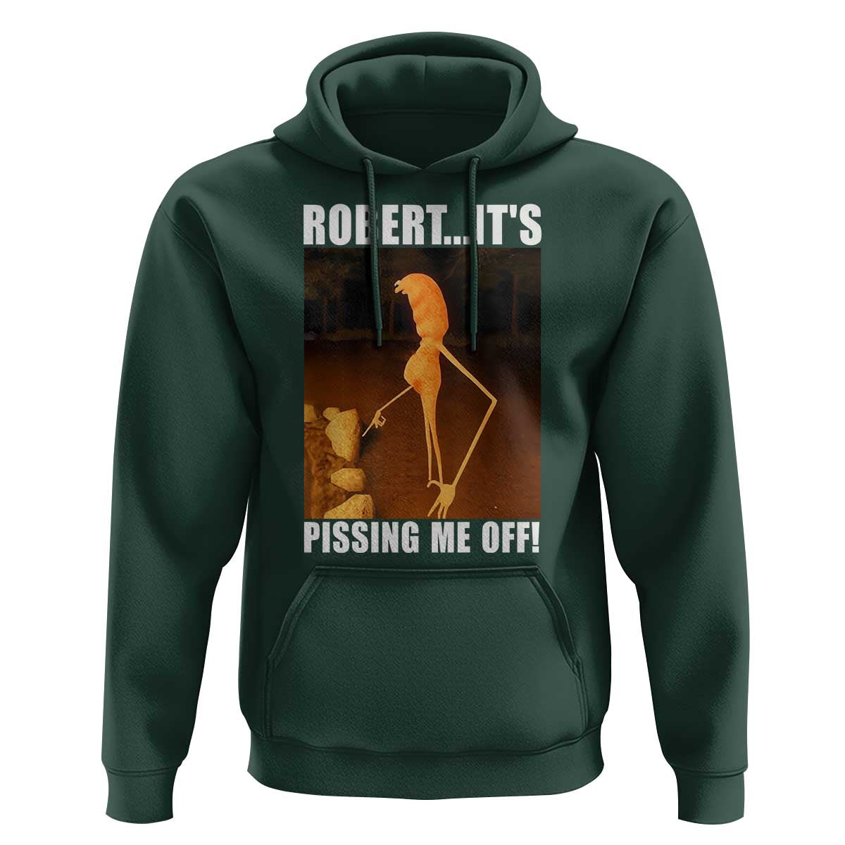 Marcus The Worm Meme Hoodie Robert Its Pissing Me Off - Wonder Print Shop