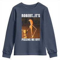 Marcus The Worm Meme Youth Sweatshirt Robert Its Pissing Me Off - Wonder Print Shop