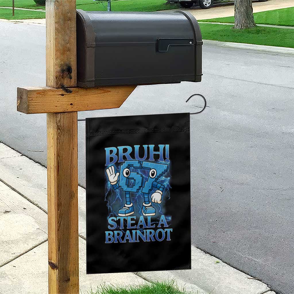 Bruh 6 7 Steal a Brainrot Garden Flag 6-7 Funny Brainrot Meme Six Seven Bootleg - Wonder Print Shop