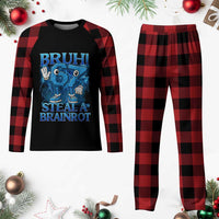 Bruh 6 7 Steal a Brainrot Plaid Pajama Set 6-7 Funny Brainrot Meme Six Seven Bootleg - Wonder Print Shop