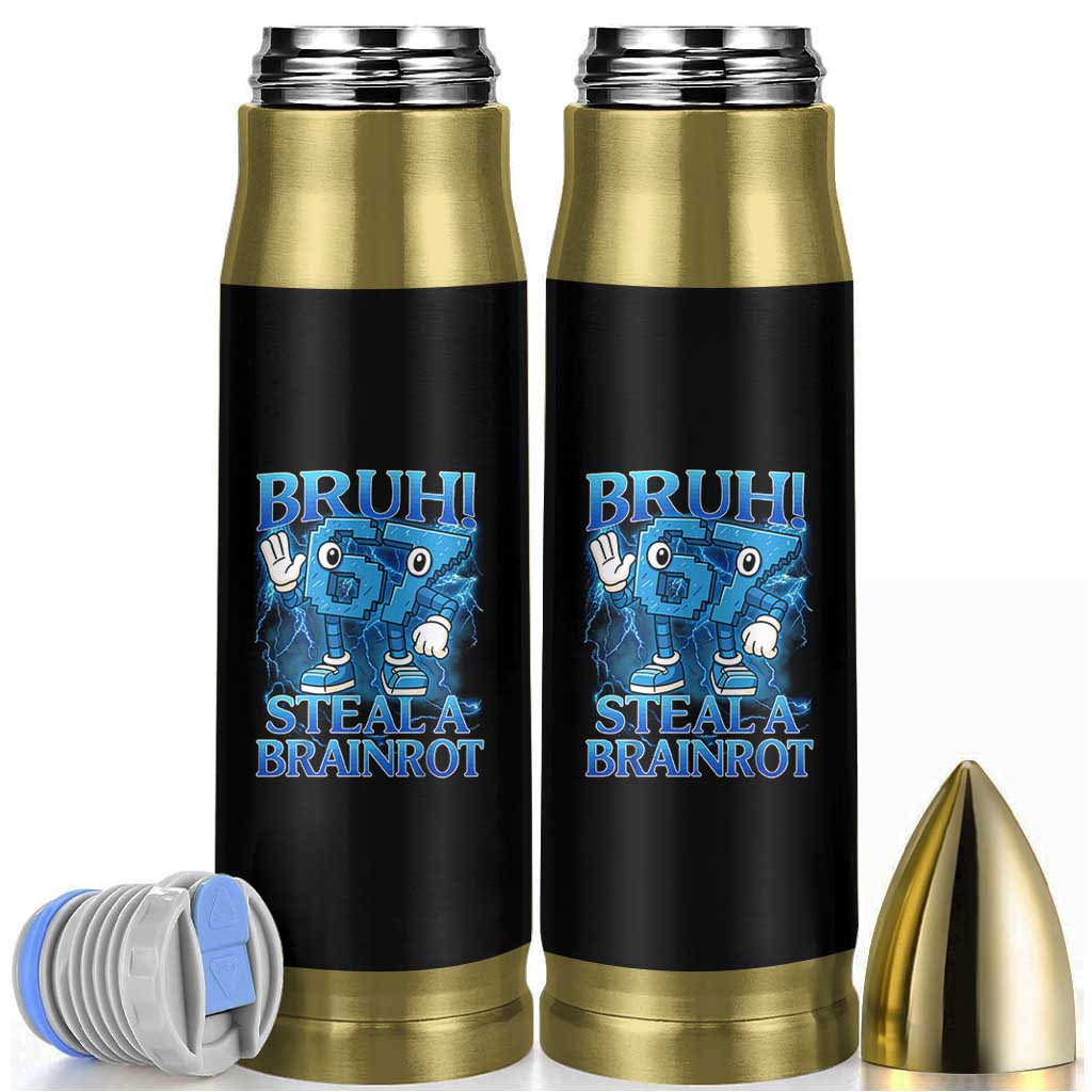 Bruh 6 7 Steal a Brainrot Bullet Tumbler 6-7 Funny Brainrot Meme Six Seven Bootleg - Wonder Print Shop