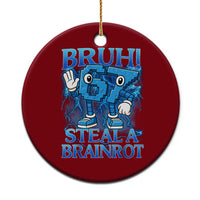 Bruh 6 7 Steal a Brainrot Ceramic Ornament 6-7 Funny Brainrot Meme Six Seven Bootleg - Wonder Print Shop