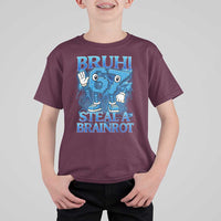 Bruh 6 7 Steal a Brainrot T Shirt For Kid 6-7 Funny Brainrot Meme Six Seven Bootleg - Wonder Print Shop