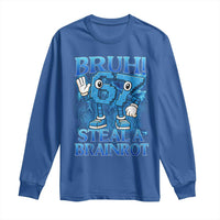 Bruh 6 7 Steal a Brainrot Long Sleeve Shirt 6-7 Funny Brainrot Meme Six Seven Bootleg - Wonder Print Shop