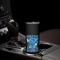 Bruh 6 7 Steal a Brainrot Skinny Tumbler 6-7 Funny Brainrot Meme Six Seven Bootleg - Wonder Print Shop