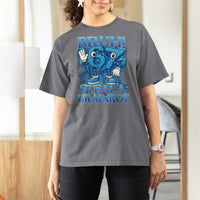 Bruh 6 7 Steal a Brainrot T Shirt For Women 6-7 Funny Brainrot Meme Six Seven Bootleg - Wonder Print Shop