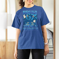 Bruh 6 7 Steal a Brainrot T Shirt For Women 6-7 Funny Brainrot Meme Six Seven Bootleg - Wonder Print Shop