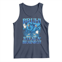 Bruh 6 7 Steal a Brainrot Tank Top 6-7 Funny Brainrot Meme Six Seven Bootleg - Wonder Print Shop