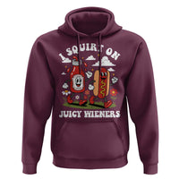 I Squirt On Juicy Wieners Hoodie Inappropriate Raunchy Humor - Wonder Print Shop