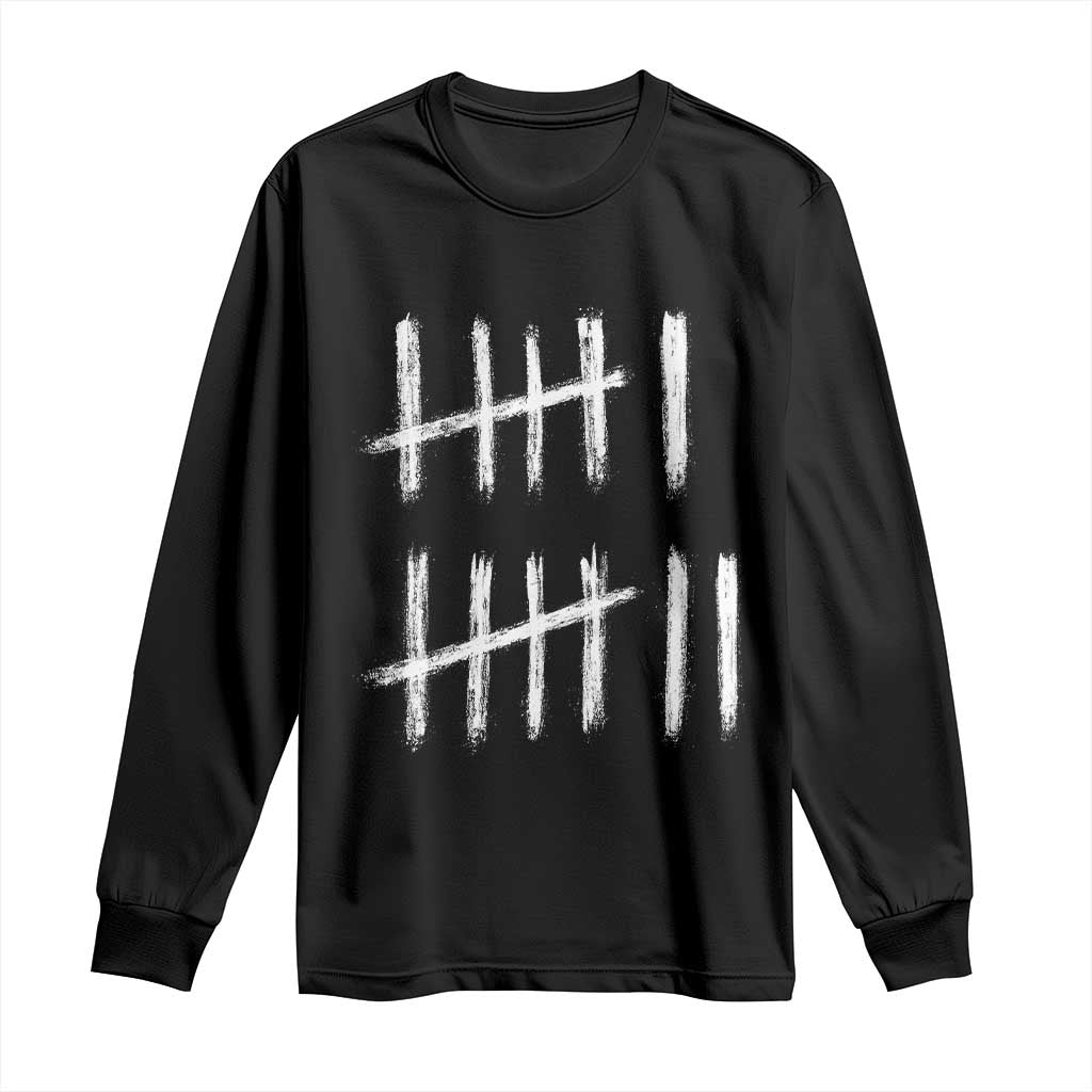 Funny Six Seven 67 Meme Long Sleeve Shirt Tally Marks 6 7 Numbers Gen Alpha Slang - Wonder Print Shop