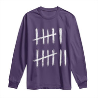 Funny Six Seven 67 Meme Long Sleeve Shirt Tally Marks 6 7 Numbers Gen Alpha Slang - Wonder Print Shop