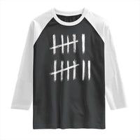Funny Six Seven 67 Meme Raglan Shirt Tally Marks 6 7 Numbers Gen Alpha Slang - Wonder Print Shop