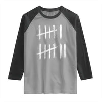 Funny Six Seven 67 Meme Raglan Shirt Tally Marks 6 7 Numbers Gen Alpha Slang - Wonder Print Shop