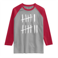 Funny Six Seven 67 Meme Raglan Shirt Tally Marks 6 7 Numbers Gen Alpha Slang - Wonder Print Shop