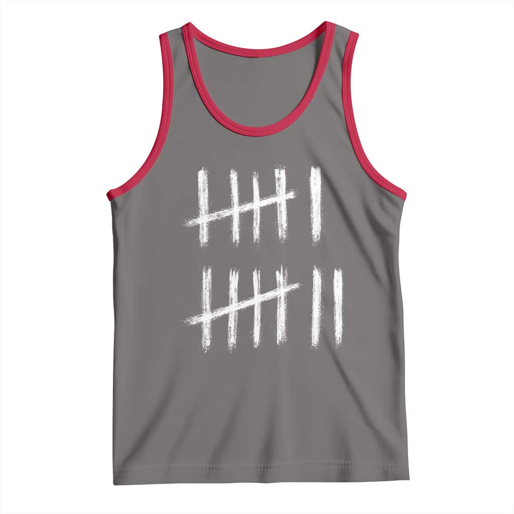 Funny Six Seven 67 Meme Tank Top Tally Marks 6 7 Numbers Gen Alpha Slang - Wonder Print Shop