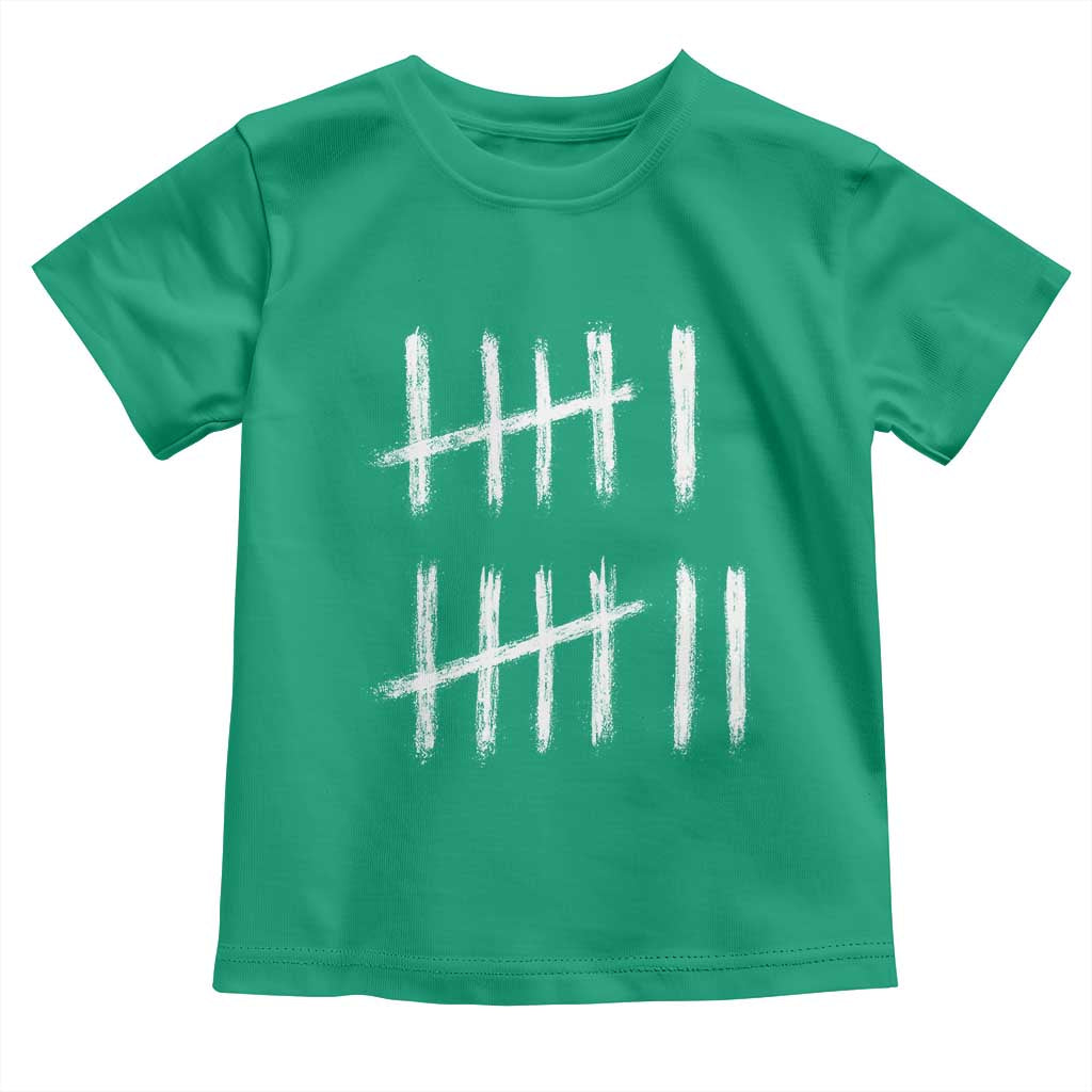 Funny Six Seven 67 Meme Toddler T Shirt Tally Marks 6 7 Numbers Gen Alpha Slang - Wonder Print Shop