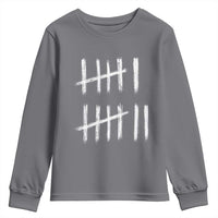 Funny Six Seven 67 Meme Youth Sweatshirt Tally Marks 6 7 Numbers Gen Alpha Slang - Wonder Print Shop