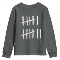 Funny Six Seven 67 Meme Youth Sweatshirt Tally Marks 6 7 Numbers Gen Alpha Slang - Wonder Print Shop