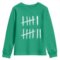 Funny Six Seven 67 Meme Youth Sweatshirt Tally Marks 6 7 Numbers Gen Alpha Slang - Wonder Print Shop