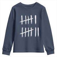 Funny Six Seven 67 Meme Youth Sweatshirt Tally Marks 6 7 Numbers Gen Alpha Slang - Wonder Print Shop