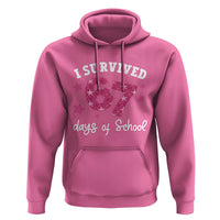 I Survived 67 Days Of School Hoodie Funny Six Seven Teachers Students Meme Pink - Wonder Print Shop