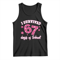 I Survived 67 Days Of School Tank Top Funny Six Seven Teachers Students Meme Pink - Wonder Print Shop