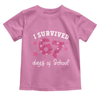 I Survived 67 Days Of School Toddler T Shirt Funny Six Seven Teachers Students Meme Pink - Wonder Print Shop