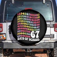 67 Days of School Spare Tire Cover Funny Six Seven Meme Teacher Student Gen Alpha Slang - Wonder Print Shop