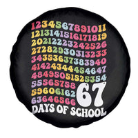 67 Days of School Spare Tire Cover Funny Six Seven Meme Teacher Student Gen Alpha Slang - Wonder Print Shop