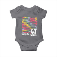 67 Days of School Baby Onesie Funny Six Seven Meme Teacher Student Gen Alpha Slang - Wonder Print Shop