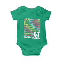 67 Days of School Baby Onesie Funny Six Seven Meme Teacher Student Gen Alpha Slang - Wonder Print Shop