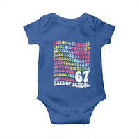 67 Days of School Baby Onesie Funny Six Seven Meme Teacher Student Gen Alpha Slang - Wonder Print Shop