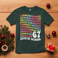 67 Days of School T Shirt Funny Six Seven Meme Teacher Student Gen Alpha Slang - Wonder Print Shop