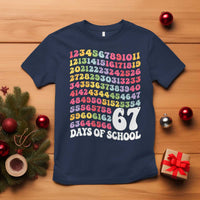 67 Days of School T Shirt Funny Six Seven Meme Teacher Student Gen Alpha Slang - Wonder Print Shop