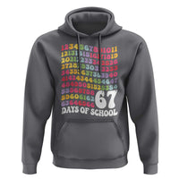 67 Days of School Hoodie Funny Six Seven Meme Teacher Student Gen Alpha Slang - Wonder Print Shop