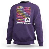 67 Days of School Sweatshirt Funny Six Seven Meme Teacher Student Gen Alpha Slang - Wonder Print Shop