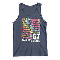 67 Days of School Tank Top Funny Six Seven Meme Teacher Student Gen Alpha Slang - Wonder Print Shop