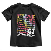 67 Days of School Toddler T Shirt Funny Six Seven Meme Teacher Student Gen Alpha Slang - Wonder Print Shop