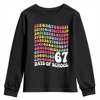 67 Days of School Youth Sweatshirt Funny Six Seven Meme Teacher Student Gen Alpha Slang - Wonder Print Shop
