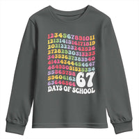 67 Days of School Youth Sweatshirt Funny Six Seven Meme Teacher Student Gen Alpha Slang - Wonder Print Shop