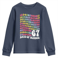 67 Days of School Youth Sweatshirt Funny Six Seven Meme Teacher Student Gen Alpha Slang - Wonder Print Shop