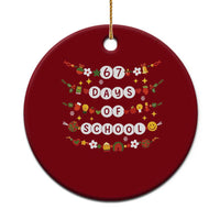 Christmas 67 Days of School Ceramic Ornament Bracelets 6 7 Teacher Student Funny Six Seven Meme Slang - Wonder Print Shop